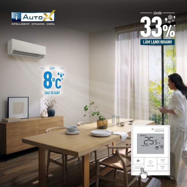 Điều hòa Panasonic 9000btu CU/CS-U9BKH-8 - 1 chiều inverter